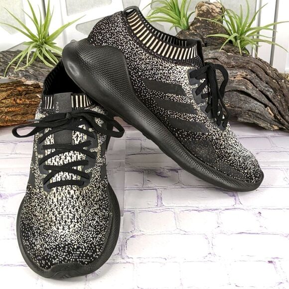 adidas Other - Adidas Mens Purebounce+ Core Black/White/Carbon Running Shoes Sneakers